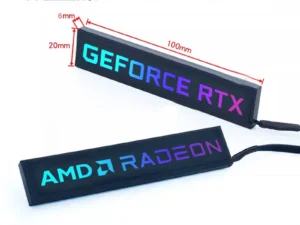 FREEZEMOD RGB GPU Side Panel NVIDIA/ AMD Video Card VGA Light Board Plate Faith Lamp for PC Cabinet Decoration AURA SYNC