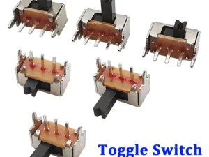 20/50/100 SK12D07VG SK12D07 Toggle Switch 3PIN PCB 1P2T Slide Switch Handle Miniature Slide Switch Side Knob High 2/3/4/5/6/7mm