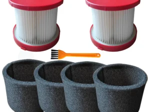 49-90-1900 HEPA Filter Foam Sleeve Filters Replacements for Milwaukee Cordless M18 Vacuum 0780-20 0880-20 Filter Accessory Parts