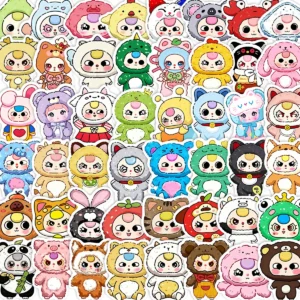 65Pcs Baby Three Stickers In Stock Baby Three DIY Stickers Scrapbooking Phone Luggage Skateboard Vinyl Waterproof Decals