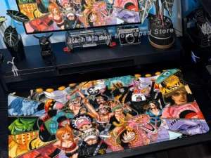 Anime Gamer Keyboard MouseMats One P-Piece Gaming Mouse Pad XXL Speed Rubber Cartoon Big Computer Desk Mat PC E-Sports Mousepad