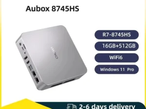 Chuwi Aubox Mini Pc Amd Ryzen7 8745Hs 16Gb Ddr5 512Gb Ssd Wifi 6 Bt5.1 2.5g Lan Support Quad Displaysup to 4K Windows 11 Pro