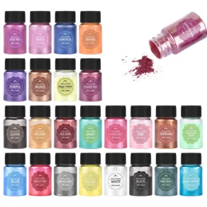 20ml Pearlescent Mica Powder Epoxy Resin Pigment Kits Dye Pearl Pigment Natural Mica Mineral Powder DIY Jewelry Crafts Candle