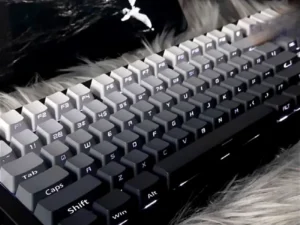 2025 New Original Daylight Cherry Keycaps PBT Translucent Gradient Color Side Engraving Personalized for MX Mechanical Keyboards