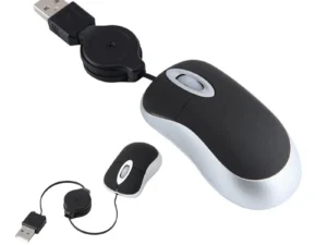Mini USB Mouse with 4-70cm Extension Cords Optical Mice 1000dpi 3 Buttons for PC Computer Laptop Portable Stretchable USB Mouse