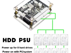 200W source HDD SSD pico psu 12vDC-SATA Mini computer mini PC hard disk external power module  power on with PC HTPC NAS