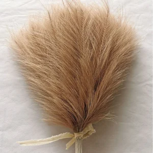 10-100Pcs Artificial Pampas Grass Fluffy Reed Bouquet Boho Decor for Party Room Home Wedding Decoration Table Flower Arrangement