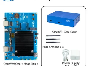 Banana Pi OpenWrt One MediaTek MT7981B 1GB DDR4 2.5GbE RJ45 and Gigabit Ethernet RJ45 256 MiB SPI NAND Open Source Smart Router