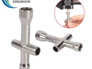 KINGROON 3D Printer Nozzle Tool 4in1 M2 M2.5 M3 M4 Screw Nut Hexagonal Cross Wrench For E3D V6 MK8 Nozzles Mini Spanner