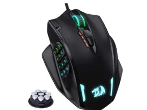 Redragon M908 RGB Backlight LED USB Wired Gaming Mouse 18 Programmable Mouse Buttons 12400 DPI