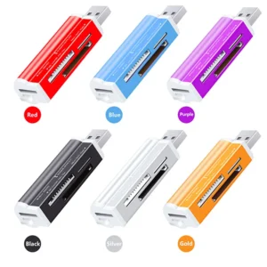 4 in 1 Micro SD Card Reader Flash USB Memory Card Reader For Memory Stick Pro Duo Micro SD/T-Flash/M2/MS SD Adapter