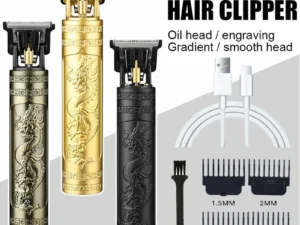 Hair Cutting Machine USB Fast Charging Shaver Barber T9 Vintage Hair Trimmer Cordless Hair Clipper For Men's Barbe