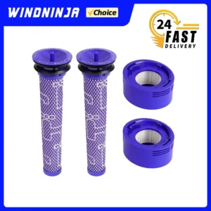 Replacement Filter Kit For Dyson V7 V8 Cordless Vacuum Cleaners Pre Filter And HEPA Post Filter Perfect Fit Spare Accessories