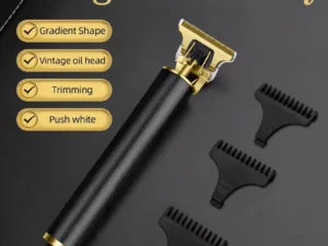 Men Electric Vintage Shaver Barber Cordless Hair Cutting Machine USB Charging Hair Trimmer Portable Hair Clipper Suitable