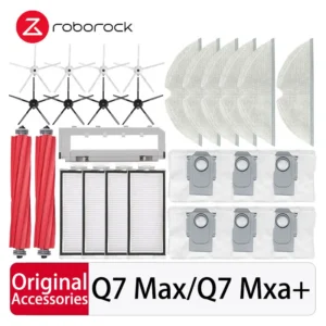 Roborock Q7 Max / Q7 Max+ / Q7 Plus / T8 Hepa Filter Robot Vacuum Cleaner Spare Parts Main Side Brush Mop Cloth Dust Bag