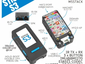 M5Stack Official M5StickS3 ESP32S3 Mini IoT Development Kit