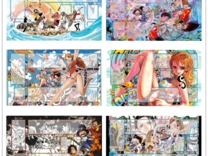 Anime One Piece OPCG DIY GAME Card PlayMat Comic Book Series Luffy Nami Ace Sabo Hobby Collection Toys