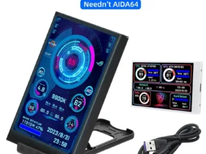 3.5 Inch IPS Type C Secondary Screen for Computer CPU GPU RAM HDD Display 320*480 USB LCD Monitor Freely AIDA64 Windows 10 11