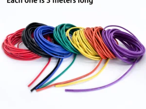14/16/18/20/22/24/26/28/30 AWG Silicone Electric Wire 3 Meter/10ft- Soft, Flexible Tin-Copper Wire High Temperature Resistant