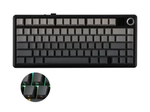 EPOMAKER X AULA F75 MAX Compact 75% ANSI Layout Wired/Bluetooth/2.4GHz Wireless Mechanical Keyboard with TFT Screen and a Knob
