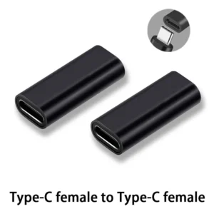 USB C Female to Female Adapter USB C 3.1 Coupler for Connecting Two Type C Cable, for Phone Tablet and Extension Connecto