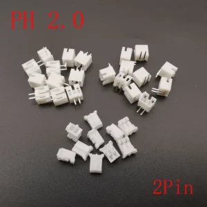 100Pcs PH 2.0 Pitch JST 2Pin Male and Female Housing Connectors PH 2.0mm 2P Electrical Wire Connector