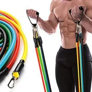 11 Piece Set Of Muscle Training Straps, Multifunctional Fitness Tension Strap, Fitness Tension Training Harness, Elastic Rope