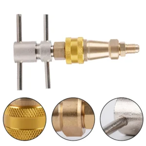 1Pcs Washer 1/4 Inch Refrigerator Quick Coupling Brass Washer Quick Connect Refrigerator Quick Connector Home Accessories