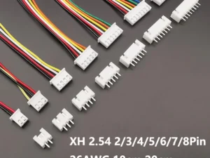 5Sets JST XH2.54 XH 2.54mm Wire Cable Connector 2/3/4/5/6/7/8 Pin Male and Female Plug Socket 10cm 20cm Wire Length 26AWG