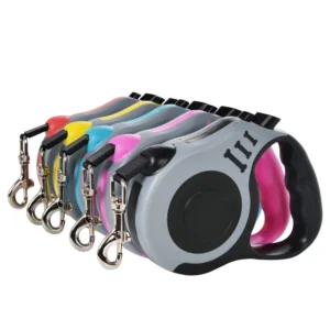1pc/3pcs 3m 5m Dog Leash for Small Dogs Cat Automatic Retractable Nylon Lead Puppy Outdoor Travel Walking Hiking Traction Rope