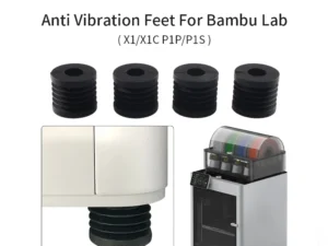 For Bambu Lab P1P/P1S Anti Vibration Feet Pad Anti-slip Anti-Shock Dust-proof Rubber Foot Pad Bamboo Bambulabs X1/X1C 3D Printer