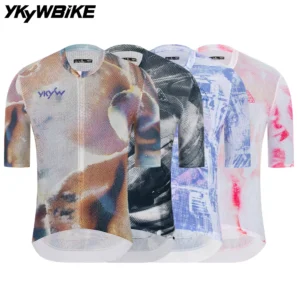 YKYWBIKE 2026 Men Cycling Jersey Short Sleeve Summer Road Bike Short Shirt Bicycle Top Jersey MTB  Maillot Ciclismo Clothing