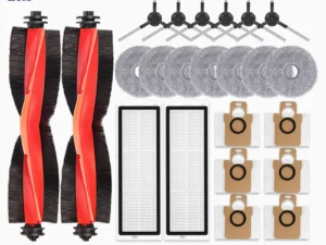 For Xiaomi Robot Vacuum X20 Pro / D102GL Vacuum Parts Accessories Main Roller Side Brush Hepa Filter Mop Cloth Dust Bag