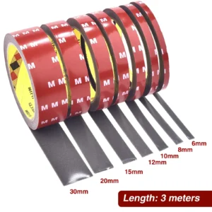 Heat-Resistant Auto Double-Sided Adhesive Patch - High Viscosity Strong Adhesion, for Heavy-Duty Car Accessories Fixing