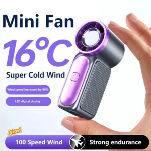 Mini Handheld Fan 3600mAh High-Speed Portable Turbo Pocket Fan for Outdoor Travel