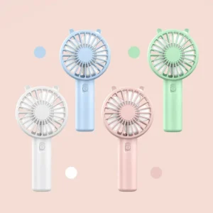 Portable Handheld Fan Small Cooling Fan USB Rechargeable Eyelash Eyelash Mute Cooler Handheld Mini Outdoor Fan