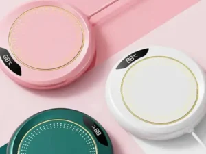 1PC Thermostatic Heating Coaster USB Home Heating Coaster 3-speed Adjustment Heating 55 Degrees Constant Temperature