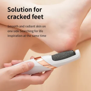 HOMEFISH Electric Foot Grinder Automatic Foot Callus Rubbing Pedicure Dead Skin Callus Remover for Foot Rechargeable Foot Beauty