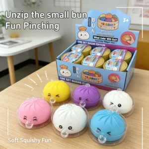 Cute Spit Bubble Dumpling Squishy Pinch Slow Rebound Soft Ease Anxiety Squeeze Ball Office Home Decorat Kid Adults Perfect Gifts