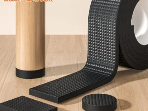 DIY Anti-slip Furniture Pads Mute Mats Bumper Damper Thick Non-Slip Pad Foot Cover Self Adhesive Table Chair Foot Protection Pad
