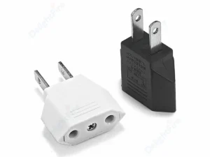 US Electrical Plug Adapter European EU To US America China CN Canada CA Travel Adapter 2Pin Plug Type A Converter Power Adaptor