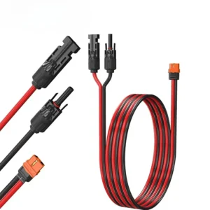 XT60I Adapter 10/12AWG CableConnect Solar Panel Charge Cable for Solar Generator Portable Power Statio