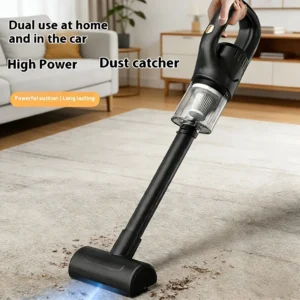 Cordless Handheld Car Vacuum, Strong Suction Rechargeable Mini Vacuum for Pet Hair & Home, Detachable Cup