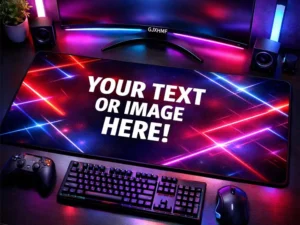Play Mat Custom Mouse Pad Printed Desk Mat, Personalized Gaming Mat, Gaming Gifts for Gamers Mousepad Personalized TCG Playmats