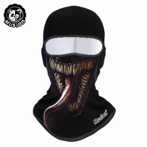 Musion Funny Riding Mask Unisex Windproof Dustproof for Motorcycle Skiing Suitable for Men And Women