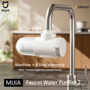 2024 Original New MIJIA Faucet Water Purifier 2 Household Kitchen Tap Visible Water Filter Activated Carbon Percolator System