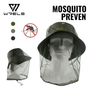 1Pc Ultra Large & Long Extra Fine Holes Mesh Soft Durable Fly Screen Premium Mosquito Insect Head Net Face Protector Camping Cap