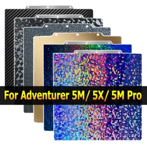 For Flashforge Adventurer 5M, 5M Pro, 5X Build Plate AD5X AD5M 235x235mm Double Sided Spring Steel Sheet PEI for Adventurer 5M