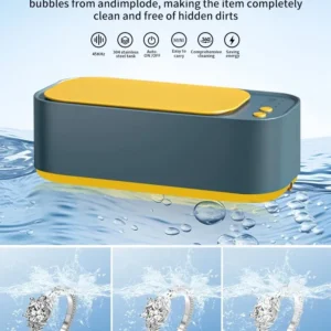 USB Powered Ultrasonic Cleaner High Frequency Vibration Machine Multi-Purpose Jewelry Watch Glasses Bracelets Cleaning Tool