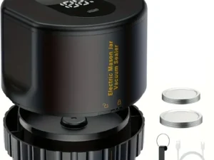 Automatic electric Mason jar vacuum sealer, one-button operation, leak-proof sealing, portable food preservation equipment, suit